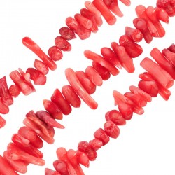 Copeaux Irréguliers de Bambou Corail (~6-13 mm (~110 Pièces) Ø~0.3 mm