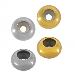 Rondelle Stoppeur avec Caoutchouc 7x3.5mm (Ø1.8mm) en Acier Inoxydable 316