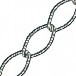 Aluminium Chain Rhombus 45x25mm