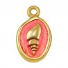 24K Gold Plated/Fluo Pink