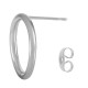 Stainless Steel 304 Earring Circle 12mm/2mm