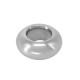 Brass Rondelle with Rubber Tube 7x3mm Ø2mm