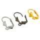Brass Earring Shell w/ Hoop 17x9mm (Ø1mm)