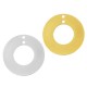 Stainless Steel 304 Charm Circle with 2 Holes 25mm