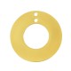 Stainless Steel 304 Charm Circle with 2 Holes 25mm