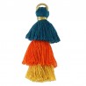 Blue/Orange/Mustard