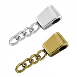 Zamak Slider for Keyring 9x11mm & Chain 18x6mm