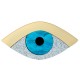 Plexi Acrylic Deco Evil Eye 100x52mm