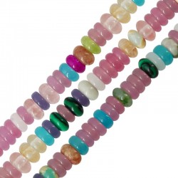 Semiprecious Stone Washer 4/2mm (Ø0.5mm) (~180pcs)