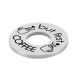 Ανοξείδωτο Ατσάλι 304 Κύκλος “COFFEE” για Μακραμέ 18mm/1.3mm