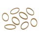 Brass Connector Oval 6x10mm/0.8mm