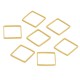 Brass Connector Square 8mm/0.8mm
