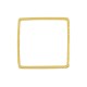 Brass Connector Square 8mm/0.8mm
