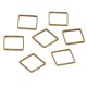 Brass Connector Square 10mm/0.8mm