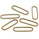 Brass Connector Oval 5x12mm/0.8mm