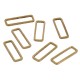 Brass Connector Rectangle 5x15mm/0.8mm