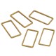 Brass Connector Rectangle 10x20mm/0.8mm