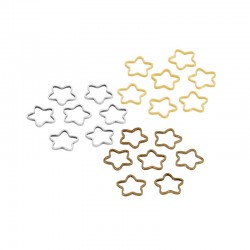 Brass Connector Flower 6mm/0.8mm