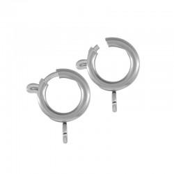 Fermoir Mousqueton Rond 6mm en Acier Inoxydable 304