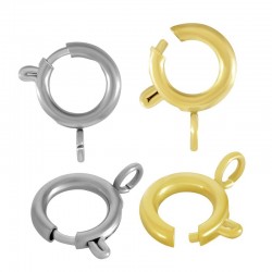 Fermoir Mousqueton Rond 9mm en Acier Inoxydable 304