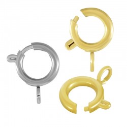 Fermoir Mousqueton Rond 12mm en Acier Inoxydable 304