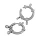 Fermoir Mousqueton Rond 12mm en Acier Inoxydable 304