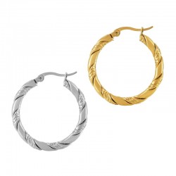 Stainless Steel 304 Earring Hoop 30mm/3mm