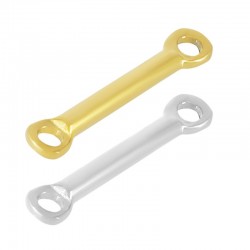 Intercalaire Barre 15mm/1.5mm (Ø1.2mm) en Acier inoxydable 304