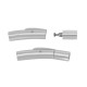 Fermoir Clip 27x5mm (Ø3mm) (2pcs/Set) en Acier Inoxydable 304