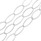 Stainless Steel 304 Chain Oval Hammered 10x20mm