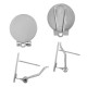 Boucles d'Oreilles Rondes avec Clip 14mm en Acier Inoxydable 304