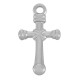 Stainless Steel 304 Charm Cross 13x22mm