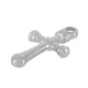 Ανοξείδωτο Ατσάλι 304 Μοτίφ Σταυρός 13x22mm