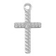 Stainless Steel 304 Charm Cross 19x10mm