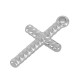 Stainless Steel 304 Charm Cross 19x10mm