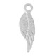 Stainless Steel 304 Charm Feather 7x19mm