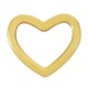 Connettore in Acciaio Inossidabile 304 a Forma di Cuore 16X14 mm