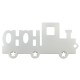 Πλέξι Ακρυλικό Επιτραπέζιο Τρένο Χιονονιφάδα “HOHO” 101x48mm