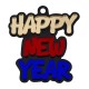 Plexi Acrylic Pendant “HAPPY NEW YEAR” 56x57mm