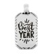Zamak Charm Tag "Best Year" 15x25mm