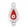 999° Silver Antique Plated/ Red/ White/ Black