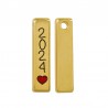 24K Gold Plated/ Black/ Red