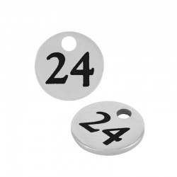 Ανοξείδωτο Ατσάλι 304 Μοτίφ Στρογγυλό "24 8mm/0.8mm