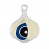 999° Silver Antique Plated/ Ivory/ Cerulean/ Black