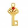 24K Gold Plated/ Red