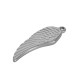 Pendentif Plume 12x35mm en Acier Inoxydable 304