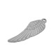 Stainless Steel 304 Pendant Feather 12x35mm