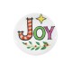 Ακρυλική Χάντρα Γούρι Στρογγυλή Αστέρι “Joy” 15mm (Ø1.6mm)