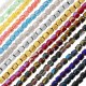 Glass Bead Tube Faceted 5x6mm (Ø1.2mm) (~100pcs)