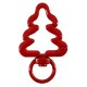Zamak Clasp Tree Keyring 26x45mm